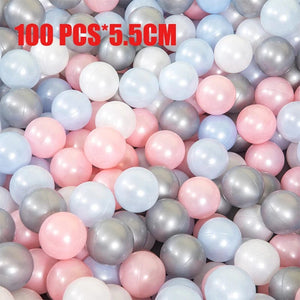 Planet Gates 50/100 Pcs Eco-Friendly Colorful Ball Pit Soft Plastic Ocean Ball Water Pool Ocean Wave Ball Outdoor Toys For Children Kids Baby