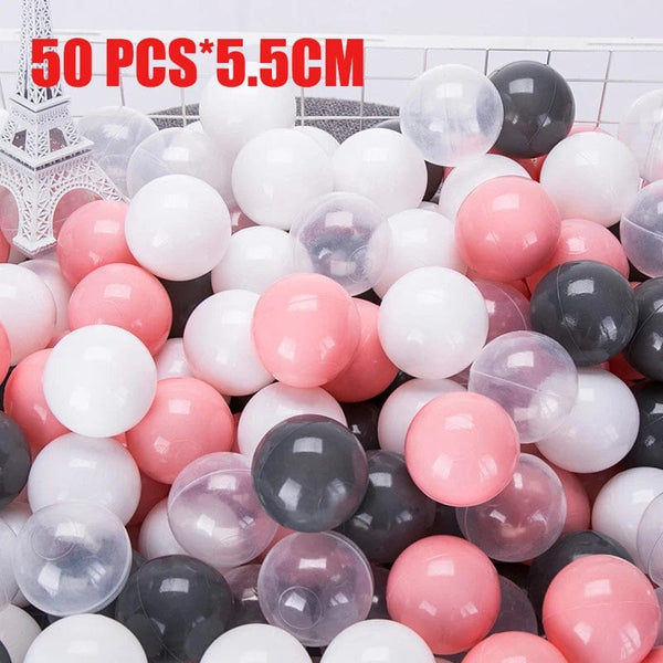 Planet Gates 50/100 Pcs Eco-Friendly Colorful Ball Pit Soft Plastic Ocean Ball Water Pool Ocean Wave Ball Outdoor Toys For Children Kids Baby