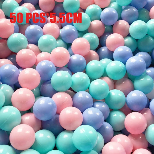 Planet Gates 50/100 Pcs Eco-Friendly Colorful Ball Pit Soft Plastic Ocean Ball Water Pool Ocean Wave Ball Outdoor Toys For Children Kids Baby