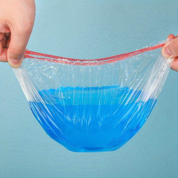 Planet Gates 50/100/pcs, Protective Covers, Reusable Elastic Food Bowl Protective Covers, Stretchable Food Cover, Suitable For Different Sizes Bowls And Plates