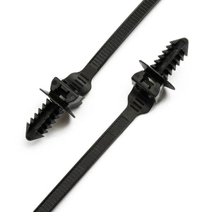 Planet Gates 50/100Pcs Car Nylon Tie Wrap Cable Fixed Fasteners Clips Wire Harness Fastener Cable Clamp Clips Cable Ties Management Car Wire