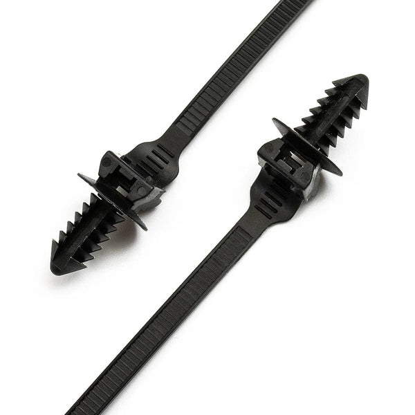 Planet Gates 50/100Pcs Car Nylon Tie Wrap Cable Fixed Fasteners Clips Wire Harness Fastener Cable Clamp Clips Cable Ties Management Car Wire