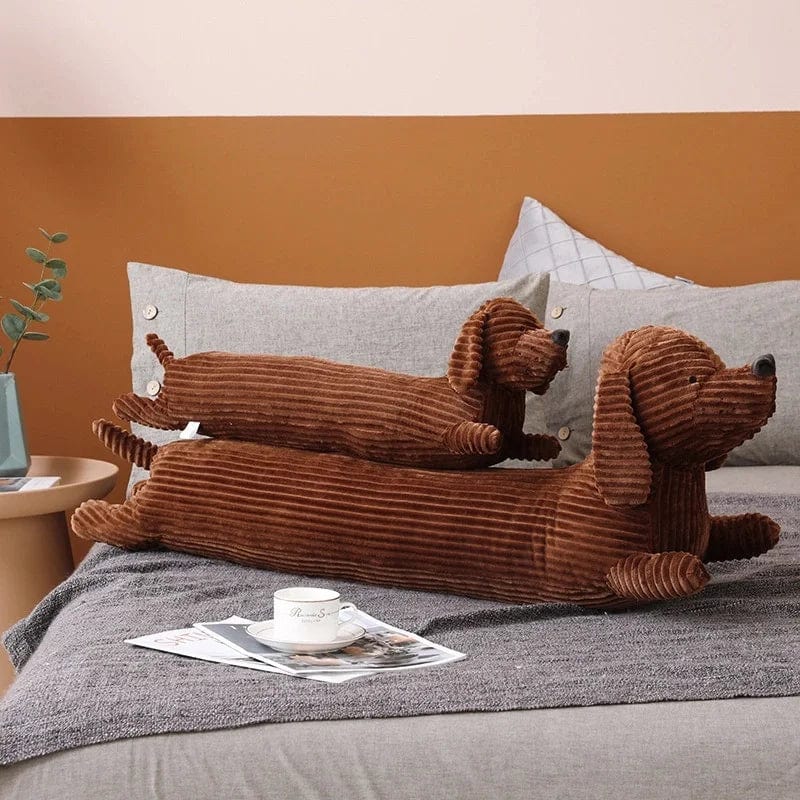 Planet Gates 50~110cm Dachshund Dog Shape Plush Pillow Lifelike Stuffed Throw Cushion for Sofa Chair Home Decoration Long Dog Pillow Gift