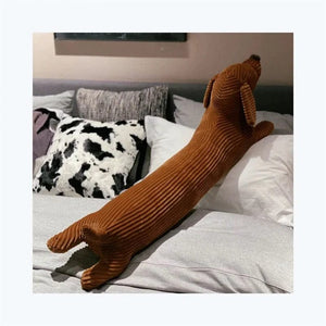 Planet Gates 50~110cm Dachshund Dog Shape Plush Pillow Lifelike Stuffed Throw Cushion for Sofa Chair Home Decoration Long Dog Pillow Gift