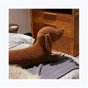 Planet Gates 50~110cm Dachshund Dog Shape Plush Pillow Lifelike Stuffed Throw Cushion for Sofa Chair Home Decoration Long Dog Pillow Gift