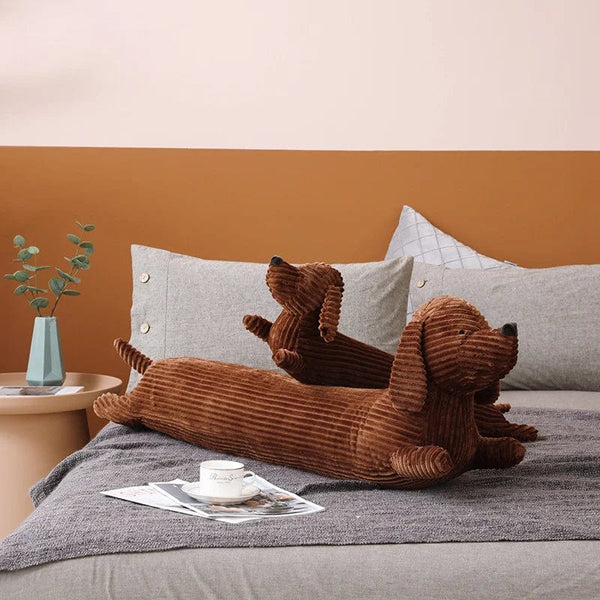 Planet Gates 50~110cm Dachshund Dog Shape Plush Pillow Lifelike Stuffed Throw Cushion for Sofa Chair Home Decoration Long Dog Pillow Gift