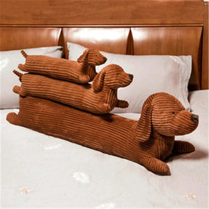 Planet Gates 50~110cm Dachshund Dog Shape Plush Pillow Lifelike Stuffed Throw Cushion for Sofa Chair Home Decoration Long Dog Pillow Gift