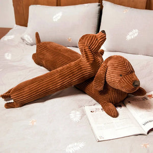 Planet Gates 50~110cm Dachshund Dog Shape Plush Pillow Lifelike Stuffed Throw Cushion for Sofa Chair Home Decoration Long Dog Pillow Gift
