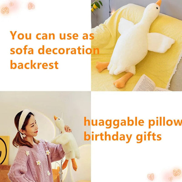 Planet Gates 50/130CM Hot Goose Plush Stuffed Soft Duck Sleeping Pillow Sofa Cushion Kids Girlfriend Birthday Gift
