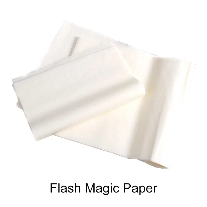 Planet Gates 50*20cm Paper Magic Fire Prop 1/10 sheets Magic Flash Paper Professional Magician Props Stage Magic Trick