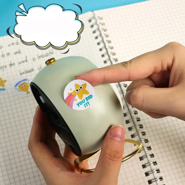 Planet Gates 50-500pcs 1inch Round Cartoon Toys Animal stickers for kids Teacher Reward Encourage Sticker Office Seal label Animal label