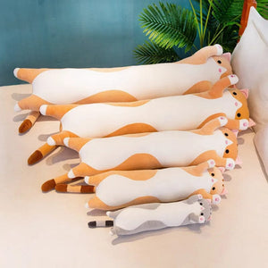 Planet Gates 50/70/90/110/130cm Cute Soft Long Cat Pillow Stuffed Plush Toys Office Nap Pillow Home Comfort Cushion Decor Gift Doll Child
