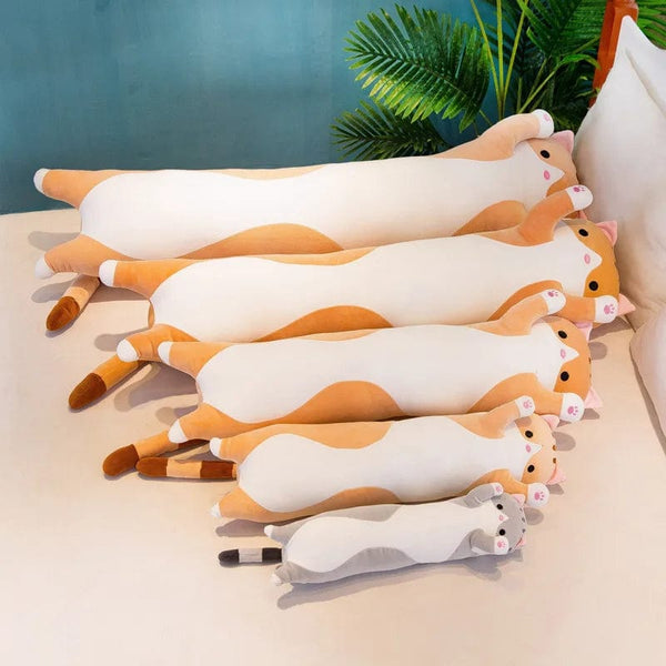Planet Gates 50/70/90/110/130cm Cute Soft Long Cat Pillow Stuffed Plush Toys Office Nap Pillow Home Comfort Cushion Decor Gift Doll Child