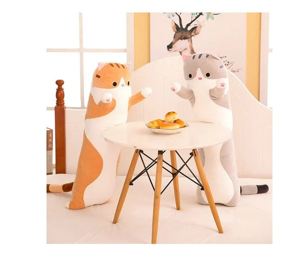 Planet Gates 50/70/90/110/130cm Cute Soft Long Cat Pillow Stuffed Plush Toys Office Nap Pillow Home Comfort Cushion Decor Gift Doll Child