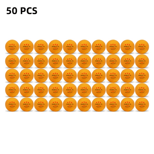 Planet Gates 50 PCS Orange Huieson Professional 3 Star Ping Pong Balls ABS+ New Material Table Tennis Balls for Multi-ball Training Robot