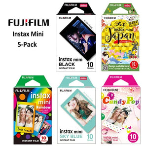 Planet Gates 50 sheets / CHINA Fujifilm Instax Mini Instant Film Mini 12 11 9 8 Film 10-40 Sheets White Edge 3 Inch Film For Instant Camera Mini 90 Photo Pap