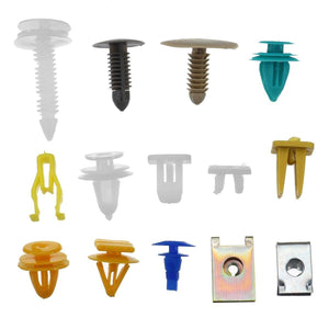 Planet Gates 500/100PCS Mixed Auto Fastener Vehicle Car Bumper Clips Retainer Fastener Rivet Door Panel Fender Liner Universal Fit All Car
