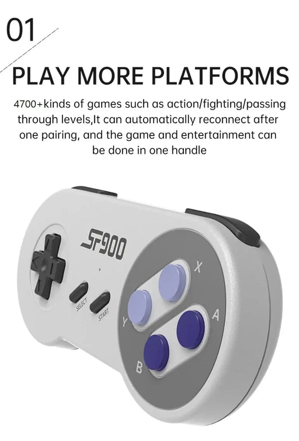 Planet Gates 5000 Games SF900 Video Game Console SNES NES Built in 5000 Games HDMI Video TV Game Stick 2.4G Wireless Controller Handheld Game Console