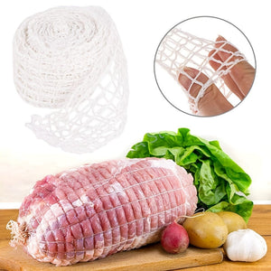 Planet Gates 500cm/196.85in Meat Net 1pc 5m Meat Netting Roll Elastic Ham Sausage Net Butcher's String Hot Dog Sausage Packaging Net Kitchen Accesories Meat Cooking Tool