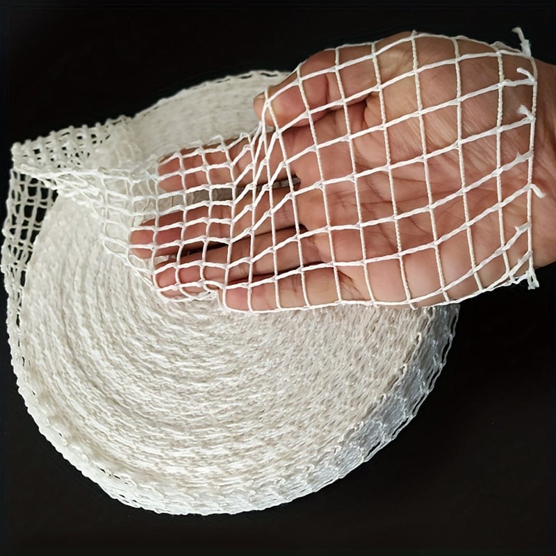 Planet Gates 500cm/196.85in Meat Net 1pc 5m Meat Netting Roll Elastic Ham Sausage Net Butcher's String Hot Dog Sausage Packaging Net Kitchen Accesories Meat Cooking Tool