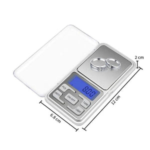 Planet Gates 500g 0.01g High Precision Mini Electronic Scale Portable Jewelry Pocket Scale Accuracy Range 500G-0.01G With LCD Display
