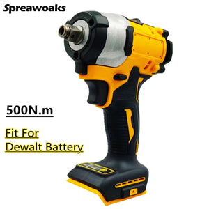 Planet Gates 500N.m / CHINA 480/500/1200N.m Brushless Impact Wrench Electric Cordless Driver Car Repair 1/2 inch Power Tools For Dewalt 18V 20V Battery