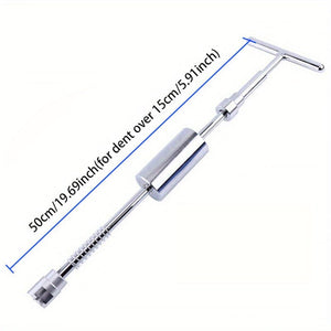 Planet Gates 50cm/19.69in Car Dent Remover Tool, Paintless Dent Repair Dent Puller Kit Slide Hammer Tools With 18pcs Thickened Blue Tabs For DIY Automobile Body Dent Removal