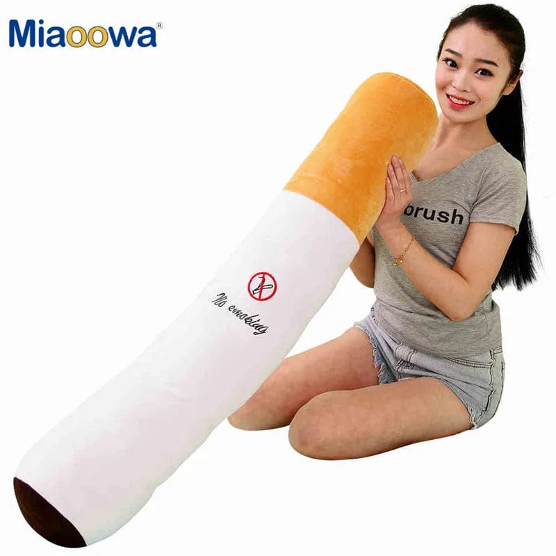 Planet Gates 50cm 30-110cm Funny Smoking Cylindrical Sleeping Cigarette Pillow Smulation Plush Toys Fashion Boyfriend Birthday Gift