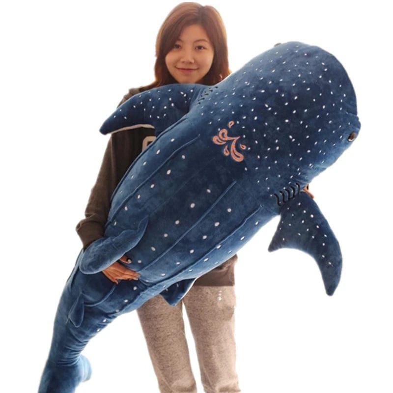 Planet Gates 50cm 50/100CM New Cartoon Blue Shark Stuffed Plush Toys Big Fish Whale Baby Soft Animal Pillow Dolls Children Birthday Gifts