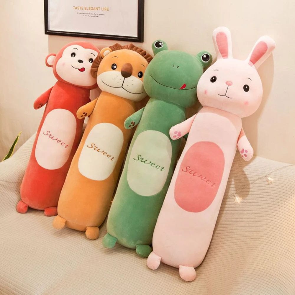 Planet Gates 50cm Cute Rabbit Pillow Plush Toy Lion Monkey Frog  Animal Long Leg Sleeping Cushion Doll To Children Birthday Christmas Gift
