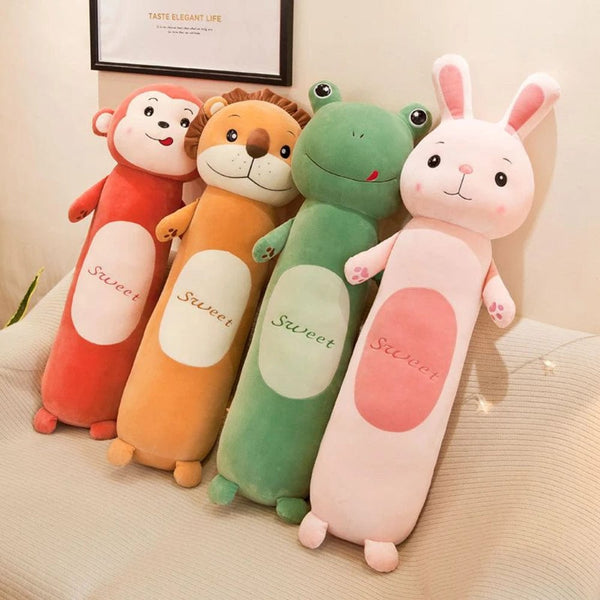 Planet Gates 50cm Cute Rabbit Pillow Plush Toy Lion Monkey Frog  Animal Long Leg Sleeping Cushion Doll To Children Birthday Christmas Gift