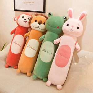 Planet Gates 50cm Cute Rabbit Pillow Plush Toy Lion Monkey Frog  Animal Long Leg Sleeping Cushion Doll To Children Birthday Christmas Gift