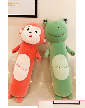 Planet Gates 50cm Cute Rabbit Pillow Plush Toy Lion Monkey Frog  Animal Long Leg Sleeping Cushion Doll To Children Birthday Christmas Gift