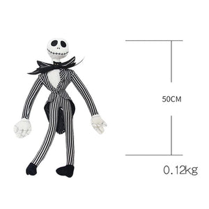 Planet Gates 50cm The Nightmare Before Christmas Jack Skellington Plush Toys Doll Skeleton Jake Plush Stuffed Toys for Children Kids Gifts