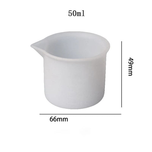 Planet Gates 50ml Cup 1Pcs Pour Split Cup Silicone Epoxy Mix For Paint Pouring Cups DIY Resin Tool Epoxy Resin Acrylic Paint Resin Mold Jewelry Making Tool