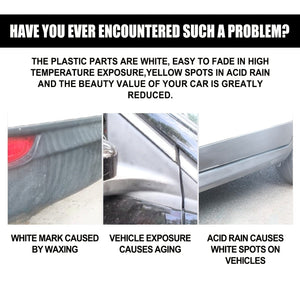 Planet Gates 50ml set Automotive Plastic Refurbishment Interior Instrument Panel Wax, Dustproof, Glossy Plastic Faux Leather Refurbishment Agent