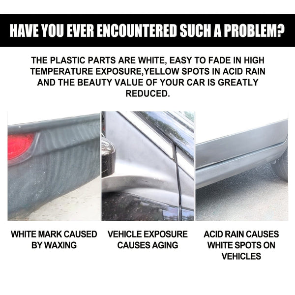 Planet Gates 50ml set Automotive Plastic Refurbishment Interior Instrument Panel Wax, Dustproof, Glossy Plastic Faux Leather Refurbishment Agent