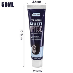 Planet Gates 50mlx1 3x Tire Repair Glue Strong Rubber Wear-resistant Non-corrosive Adhesive Tire Sealing Bonding Glue Car Tire Repair Sealant 50ml