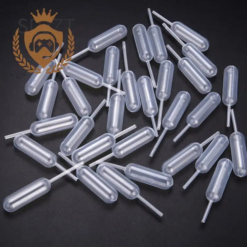 Planet Gates 50pcs 4ml Mini Plastic Squeeze Transfer Pipettes Dropper Disposable Pipettes For Ice Cream Strawberry Cupcake