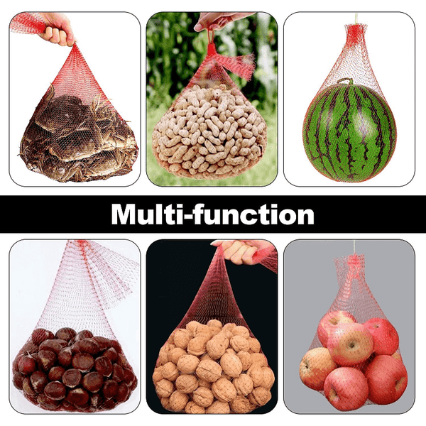 Planet Gates 50pcs 50pcs, Melon Hammock Watermelon Nets, Heavy Duty Watermelon Net For Garden Melon Net For Trellis Vertical Garden Growing, Honeydew Melon Nets With Drawstring