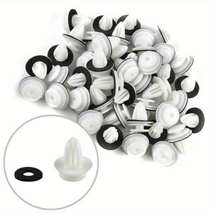 Planet Gates 50pcs 50pcs Universal Auto Fastener Clips Retaining Door Panel Clips Bumper Clips Interior Fender Screw Rivet Fastener Fastener Clips