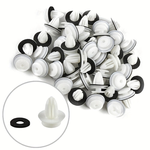 Planet Gates 50pcs 50pcs Universal Auto Fastener Clips Retaining Door Panel Clips Bumper Clips Interior Fender Screw Rivet Fastener Fastener Clips