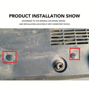 Planet Gates 50pcs 50pcs Universal Type Car Snapback Fender Leaf Plate Trunk Car Snap Plastic Expansion Screw Snapback