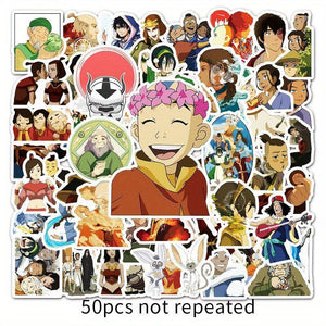 Planet Gates 50pcs Anime-211 50pcs Cute Cartoon Anime Stickers, Waterproof Stickers Decals For Car, Motorcycle, Laptop, Luggage, Water Bottle, Skateboard Decor Accessories