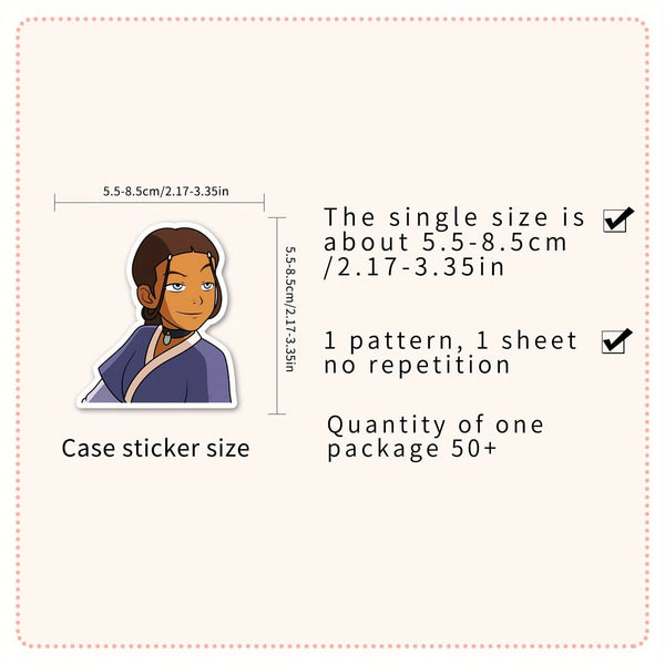 Planet Gates 50pcs Anime-211 50pcs Cute Cartoon Anime Stickers, Waterproof Stickers Decals For Car, Motorcycle, Laptop, Luggage, Water Bottle, Skateboard Decor Accessories