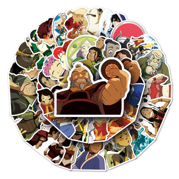 Planet Gates 50pcs Anime-211 50pcs Cute Cartoon Anime Stickers, Waterproof Stickers Decals For Car, Motorcycle, Laptop, Luggage, Water Bottle, Skateboard Decor Accessories