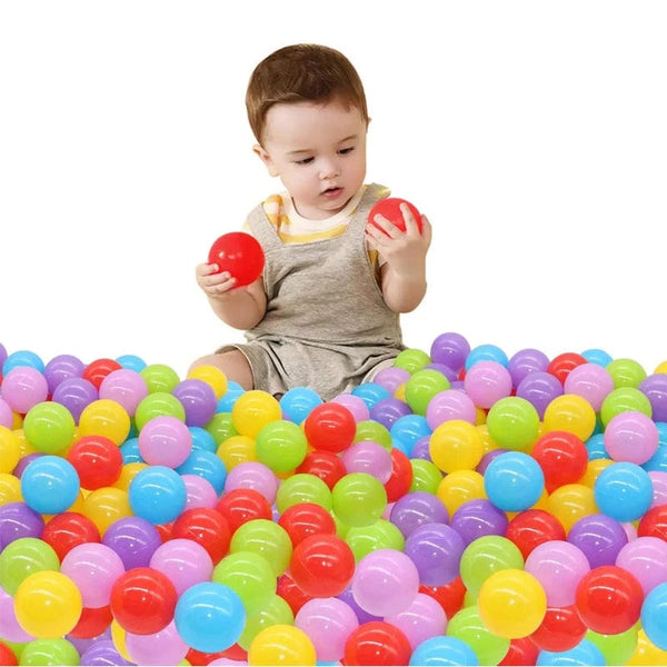 Planet Gates 50Pcs Baby Plastic Ball Pit Balls Kids Toys Indoor Outdoor Games Water Pool Ocean Wave Balls Children Sports Toys for Boys Girls