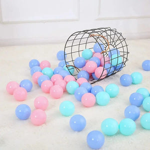 Planet Gates 50Pcs Baby Plastic Ball Pit Balls Kids Toys Indoor Outdoor Games Water Pool Ocean Wave Balls Children Sports Toys for Boys Girls