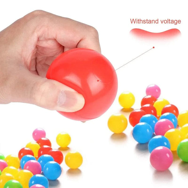 Planet Gates 50Pcs Baby Plastic Ball Pit Balls Kids Toys Indoor Outdoor Games Water Pool Ocean Wave Balls Children Sports Toys for Boys Girls