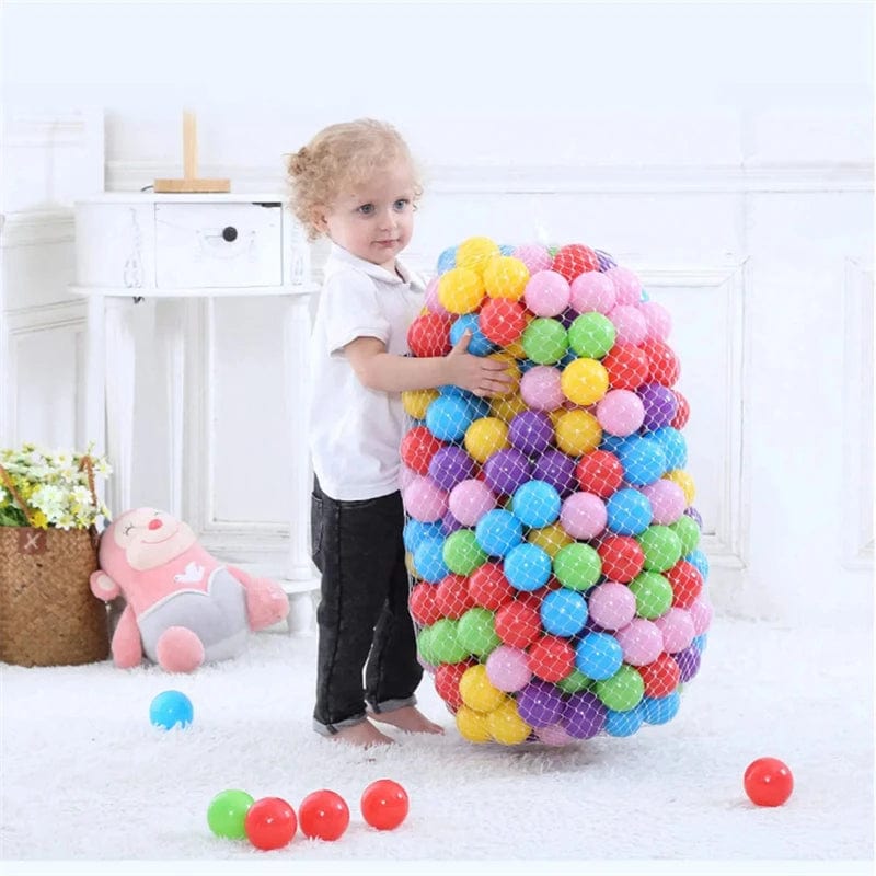 Planet Gates 50Pcs Baby Plastic Ball Pit Balls Kids Toys Indoor Outdoor Games Water Pool Ocean Wave Balls Children Sports Toys for Boys Girls
